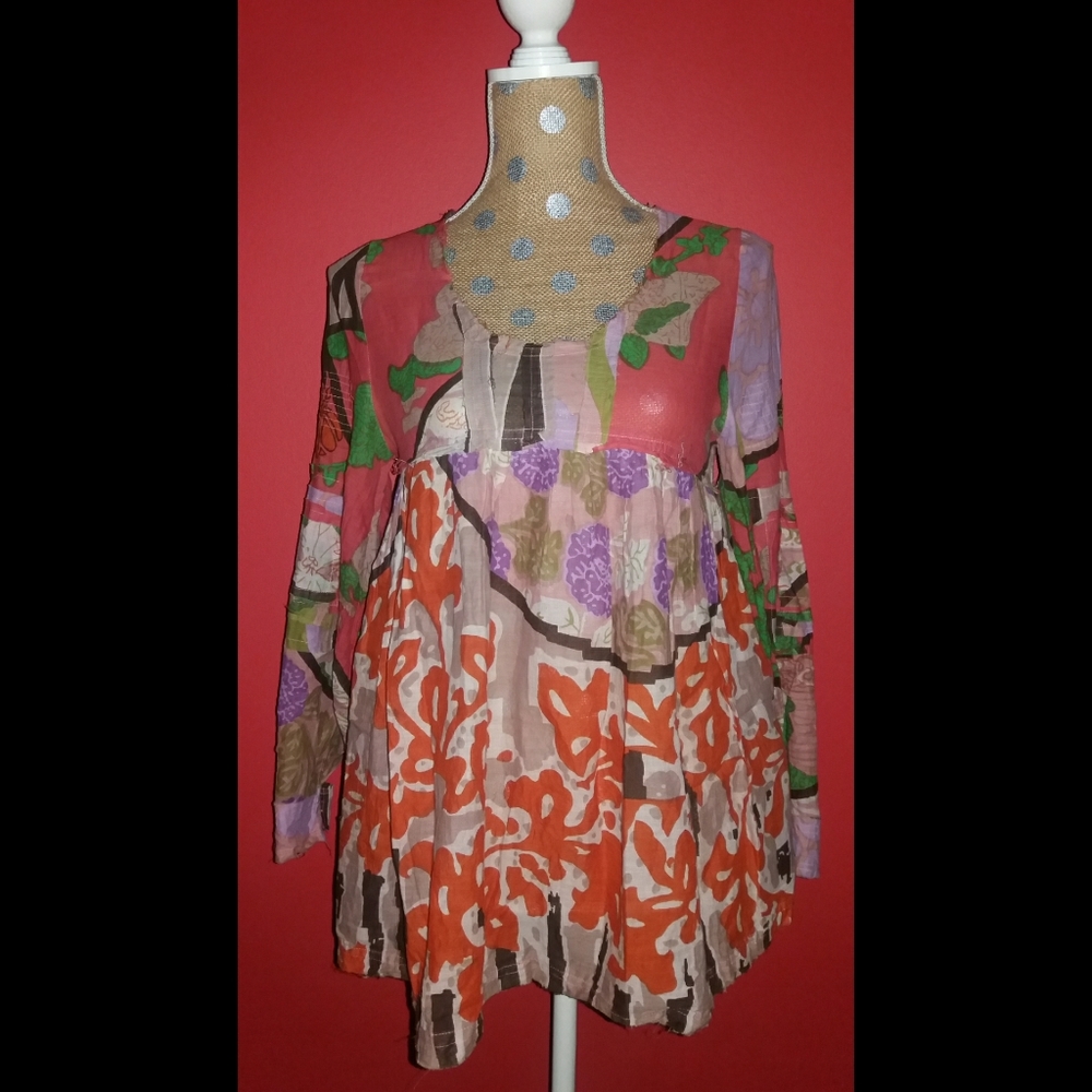 Like New Unique Anthropologie Top - Picture 1 of 9